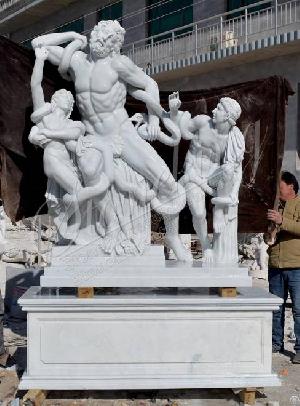 Wholesale Marble Famous Greek Sculpture Of Laocoon And His Sons Statue For Outdoor Decor