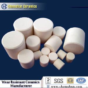 alumina cylinder rod vulcanized wear ceramic rubber liner