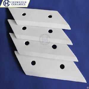 wear resistant alumina ceramic linings chute hopper liner