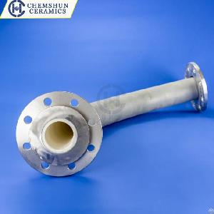 Wear Resistant Ceramic Pipe Lining For Pneumatic Transport