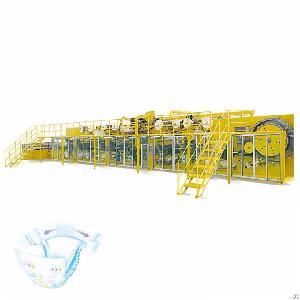 Semi Servo Disposable Baby Diaper Production Line