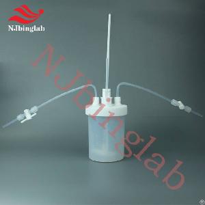 Njbinglab Pfa Reaction Vessel, 4 Neck, Translucent For Easy Viewing