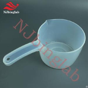 Njbinglab Pfa Scoop, 1500ml, Reusable, For Transferring Corrosive Liquids