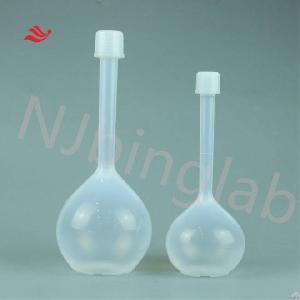 njbinglab volumetric flasks pfa class screw cap clean