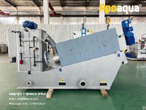 Apoaqua Dewatering Screw Press Machine For Plastic Factory Wastewater