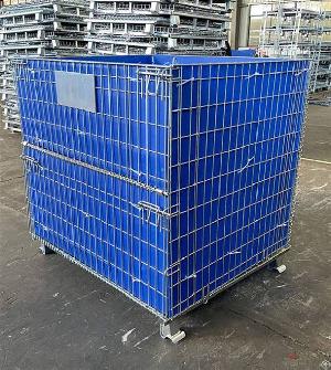 Wire Container With Pp Sheet