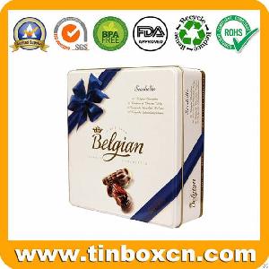 Customized Cookie Biscuit Tin Box Container With Printing For Wholesale Brilliant Tin Box Mfg