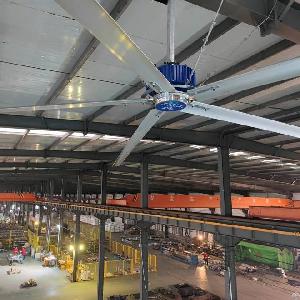 Hvls Ceiling Fans For Factory Ventilation And Cooling