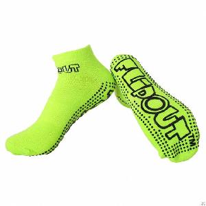 Custom Logo Non Slip Trampoline Socks