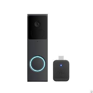 2mp wi fi video doorbell camera smart home