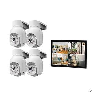 5mp wi fi pan tilt cameras nvr monitor security system