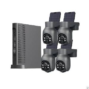 5mp wi fi solar camera nvr security system