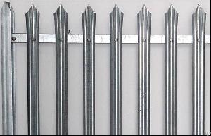 Hot Dipped Galvanised Palisade Fencing