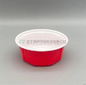 Disposable Round Pp Plastic Food Delivery Container