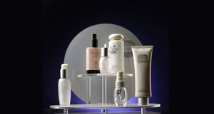cosmetics display stand countertop