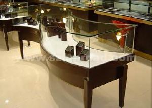 Sell Jewelry Window Display Cases, Jewelry Display Cabinet With Fiber Optic Lighting System