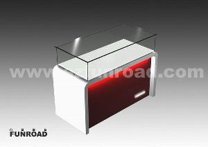 Jewelry Counter Showcase Display And Jewelry Display Cabinet With Glass On Top Led Light Professiona