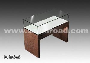 Wooden Glass Jewellery Diplay Case, Showcase, Display Cabinet And Stand With Led Light For Shop