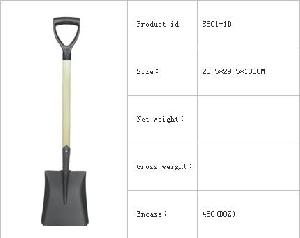 steel shovel wood handle