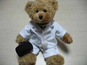 stuffed plush toy teddy bear doctor accessory