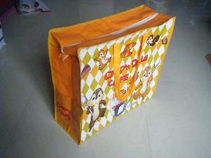 Small Mouth Yellow Recycled Plastic Shopping Bag