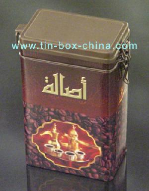 Tea Tin Box, Coffee Can