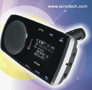 New Patented Product Bluetooth Handsfree Car Kit With Car Mp3 Player Function