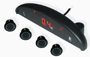Mini Led Display Reverse Parking Sensor System With Led Display And Bibi Audible Warning Rd018c4