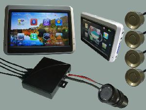 Newly Car Gps Navigation With Wireless License Plate Camera And Wireless Reverse Parking Sensor