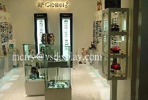 Famous Retail Shop Display Cabinets And Showcases With Led Lightings