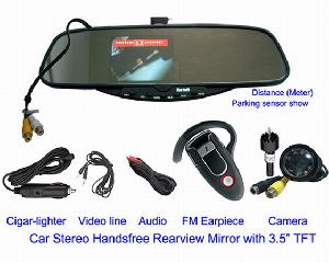 Offer Car Reverse Sensor System With Built-in 3.5 Inch Tft Monitor , Rearview With Camera Rd-728se