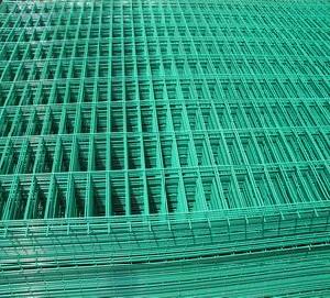 Green Pvc Coated Welded Wire Mesh Sheets Panels