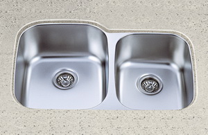 Standard American Undermount Double Bowl Sink