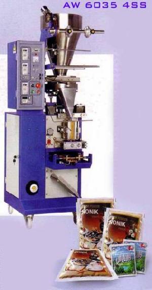 Vertical Packaging Machine Aw 6035 4ss 4 Side Seal For Powder, Seed, Granule
