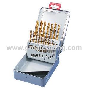 Drill Bits, Hss-g Fully Ground Tin-coated Din338,