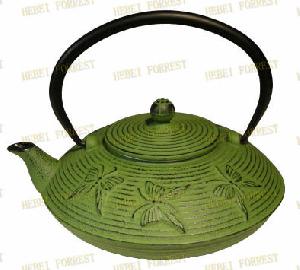 Cast Iron Teapot Hbf-034 With Butterfly
