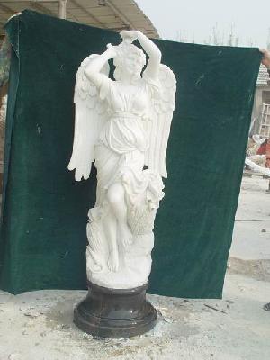 marble ladies angele statue