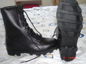 Military Combat Boots Jungle Desert Police Shoes Mirror-leather Shoes