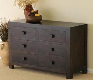 Wooden Chest With Six Drawers Manufacturer, Exporter And Wholesaler India