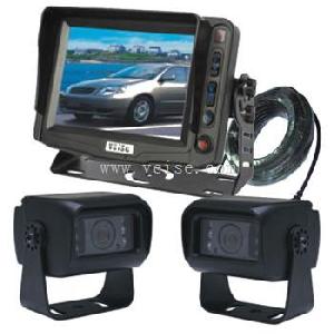 5 Inch Rear View Camera System Dc11-32 Volts 5 Inch Tft Lcd Monitor With Removable Sun Visor