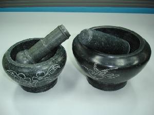 Stone Mortar And Pestle