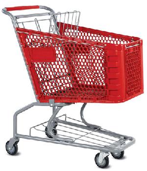120l Supermarket Basket Trolleys For Uae