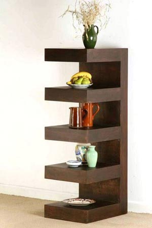 mango wood display bookcase exporter wholesaler india