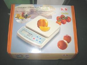 Kitchen Scale, With Ac / Dc Adapter Wbk-06 Capacity 500g / 0.1g 5000g / 1g