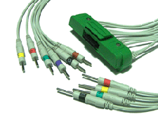 nihon kohden ecg 9320 9522p br 911d ekg cable leadwires