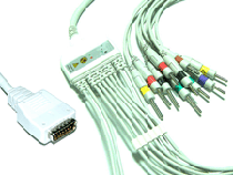 Shanghai Konden 6511 6151, 6551, 8110p / K, 6353, Jianyi Xd-106, Xd-104b / D Ekg Cable With Leadwire