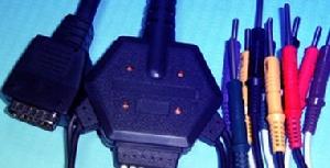 Shanghai Kohden Ekg 10-lead Ecg Cable With Leadwires Ecg 6511 From Ronseda