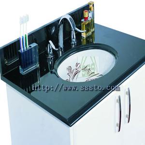 Countertop In Absolute Black Granite Shanxi Black / Granites Countertops / Countertop And Vanity Top