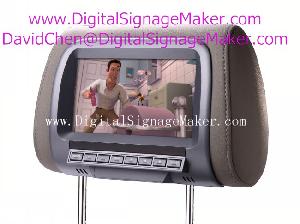 7 Ad701v Car / Cab / Taxi / Lcd Advertising Monitor Screen Media Player Pop Pos