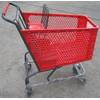 120l, Steel Frame, Supermarket Shopping Trolley, Plastic Basket